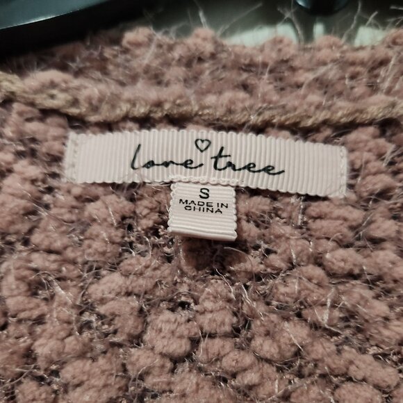 Love Tree Cardigan Small Dusty Rose Pink - Picture 2 of 10